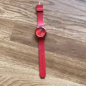 Red Lacoste watch